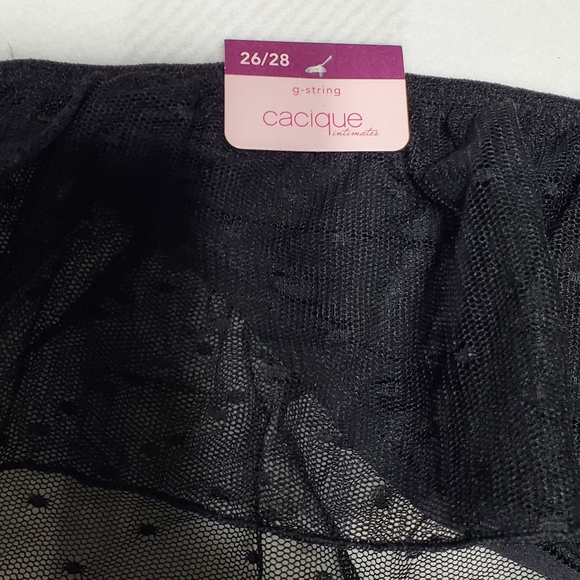 Cacique Bow Ruffle G-String - Picture 3 of 7